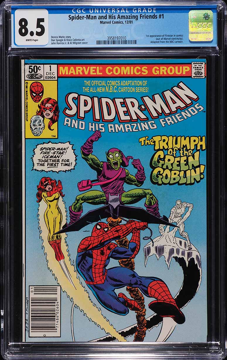Spider-Man and His Amazing Friends #1 (1981) Marvel Comics — front