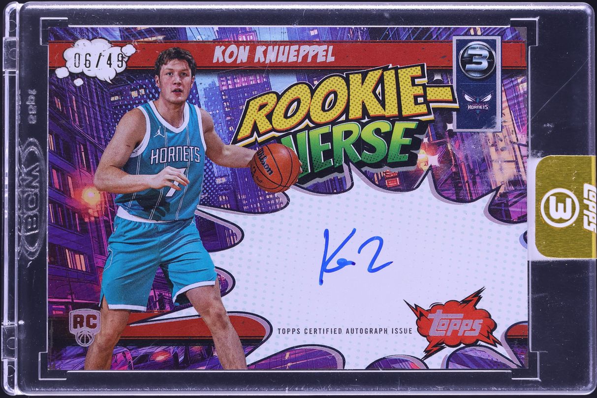Kon Knueppel 2025 Topps Three #64 Base /49 Price Guide - Sports 