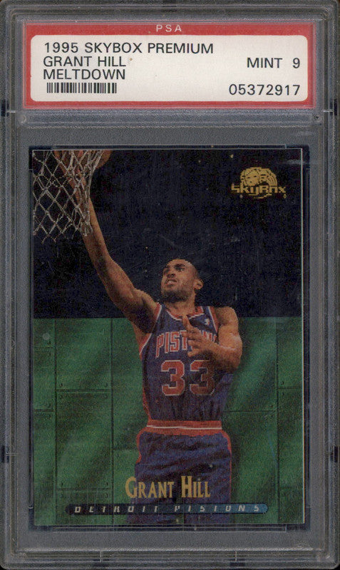 1995 Skybox Premium Meltdown #M5 Grant Hill PSA 9