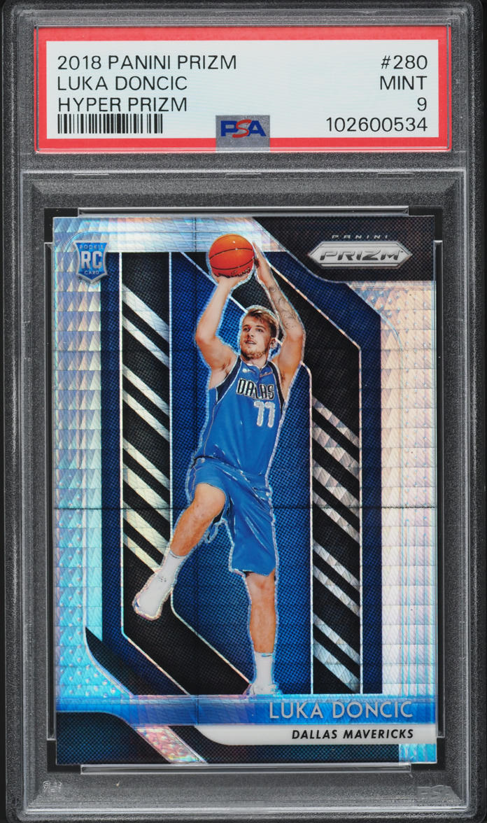 2018 Panini Prizm Hyper Luka Doncic ROOKIE #280 PSA 9 MINT