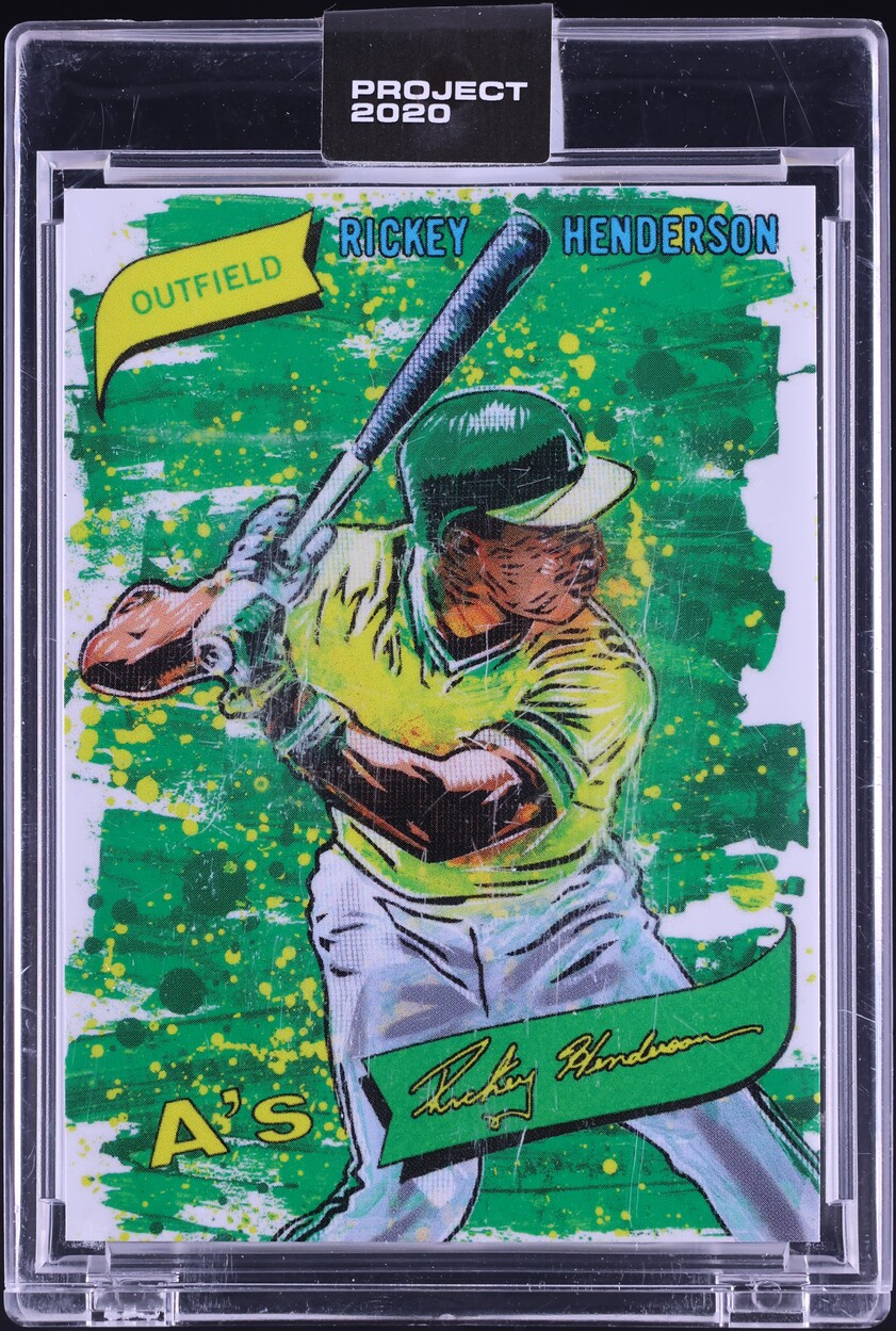 2020 Topps Project 2020 By Blake Jamieson Rickey Henderson #57
