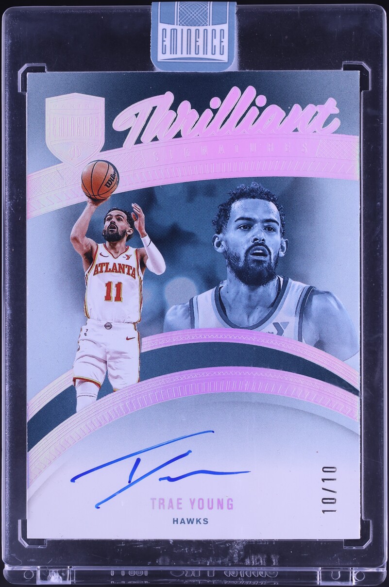 Trae Young 2024 Panini Eminence #10 Eminence Logoman