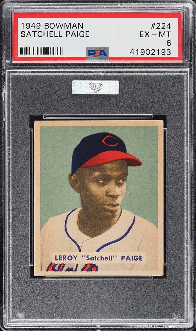 1949 Bowman Satchell Paige ROOKIE #224 MBA PSA 6 EXMT