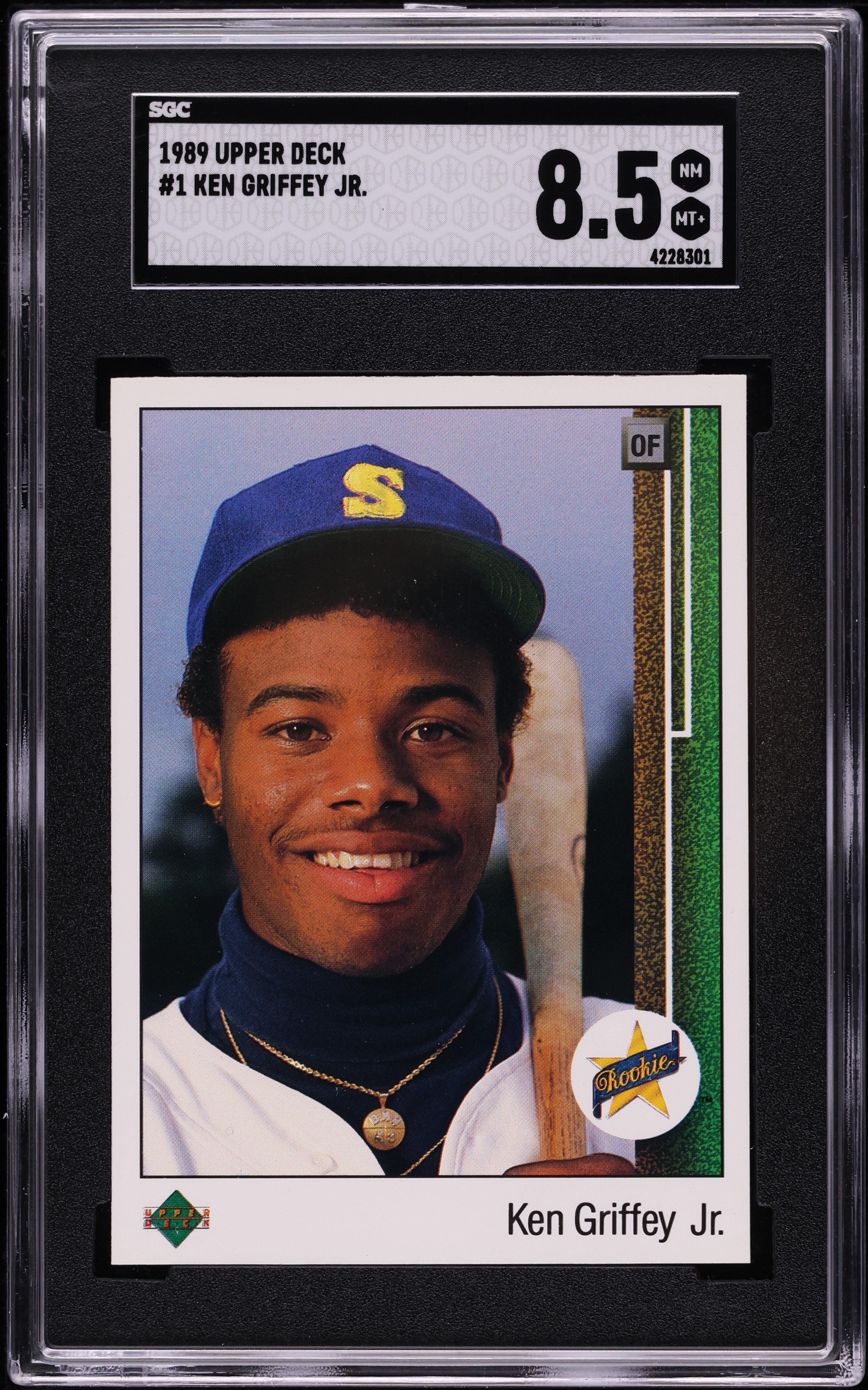 1989 Upper Deck Ken Griffey Jr. ROOKIE #1 SGC 8.5 NM-MT+