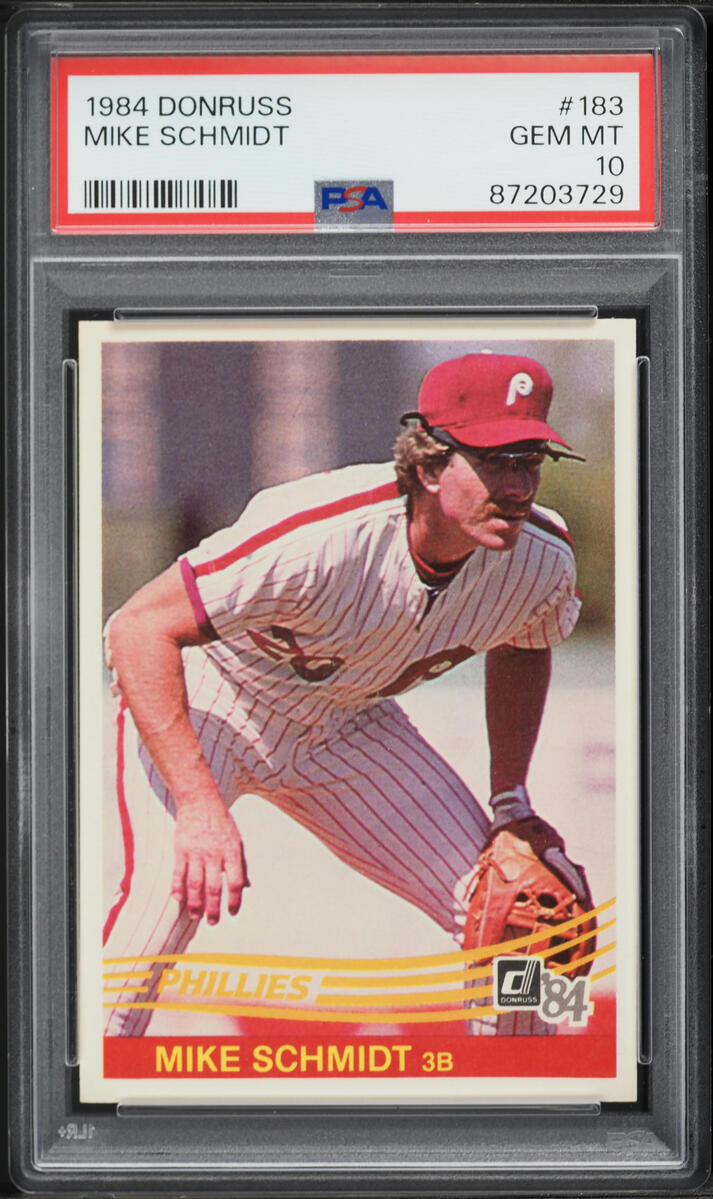 1984 Donruss Mike Schmidt #183 PSA 10 GEM MINT