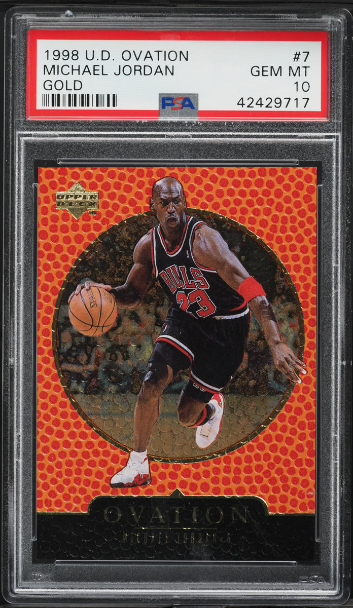 1998 Upper Deck Ovation Gold Michael Jordan /1000 #7 PSA 10 GEM MINT