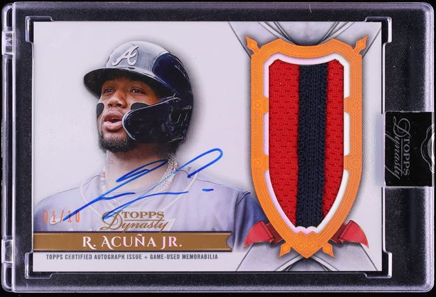 2024 Topps Dynasty Ronald Acuna Jr. PATCH AUTO 1/10 #DAP-RA6