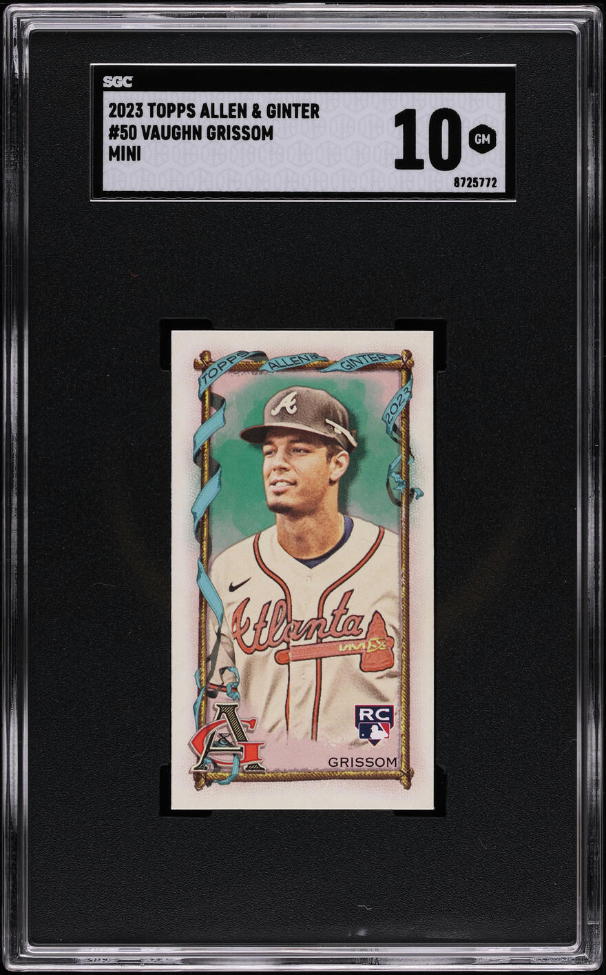 Vaughn Grissom #50 2023 Topps Allen & Ginter Baseball Mini Stained Glass