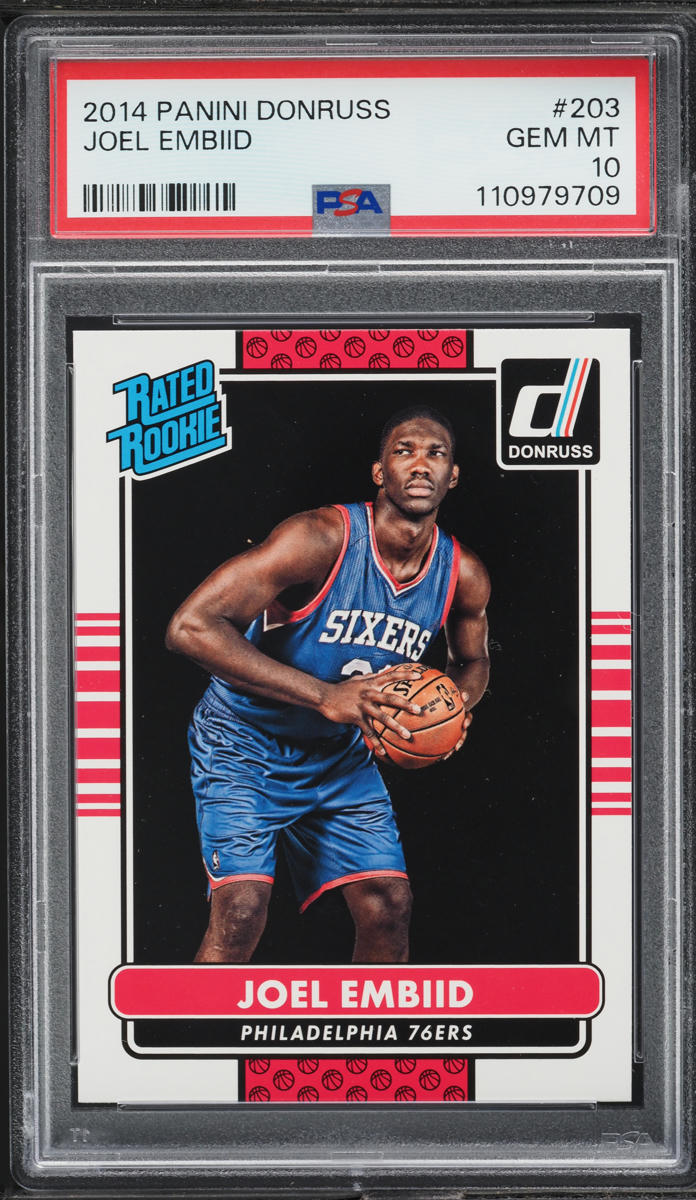 2014 Donruss Basketball Joel Embiid ROOKIE #203 PSA 10 GEM MINT