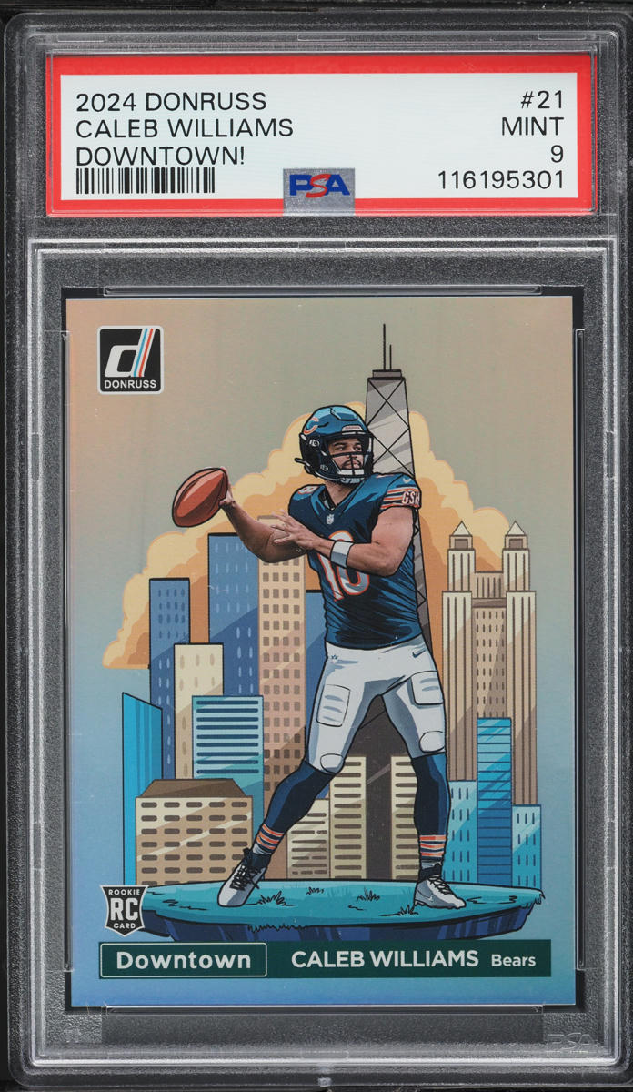 2024 Donruss Downtown Caleb Williams ROOKIE #21 PSA 9 MINT
