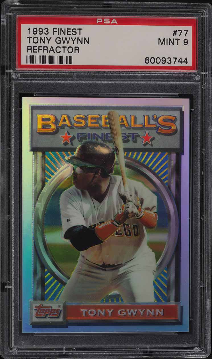 1993 Finest Refractor Tony Gwynn #77 PSA 9 MINT