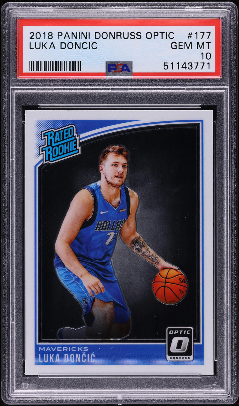 2018 Donruss Optic Luka Doncic ROOKIE #177 PSA 10 GEM MINT