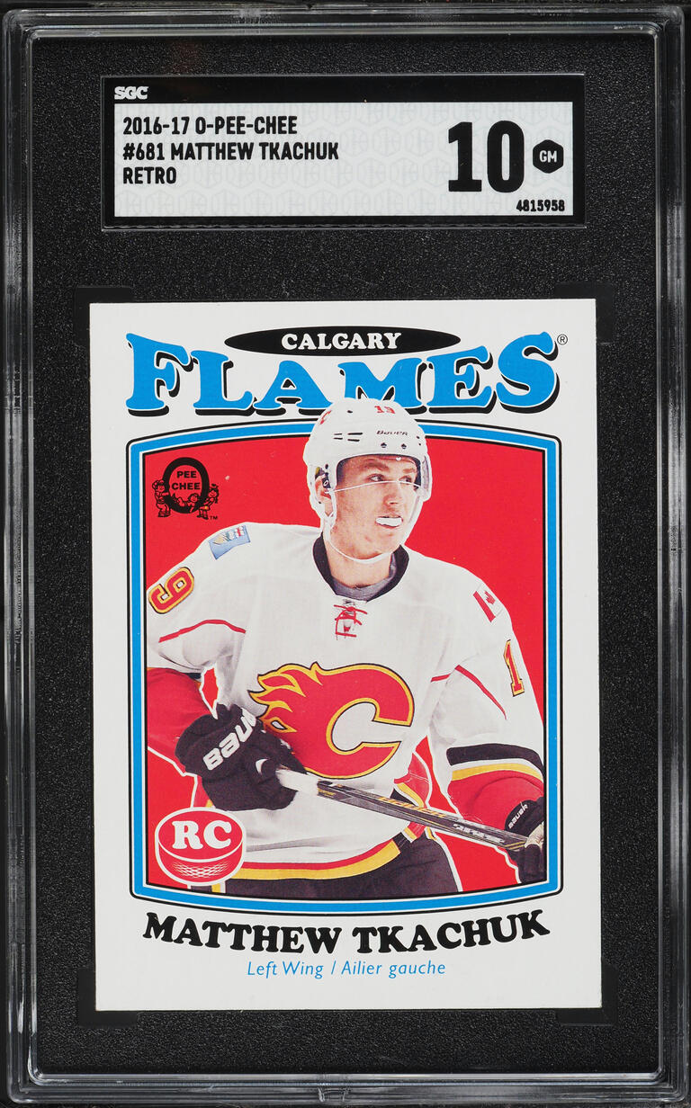Matthew Tkachuk #681 2016-17 Upper Deck Hockey O-Pee-Chee Retro Update