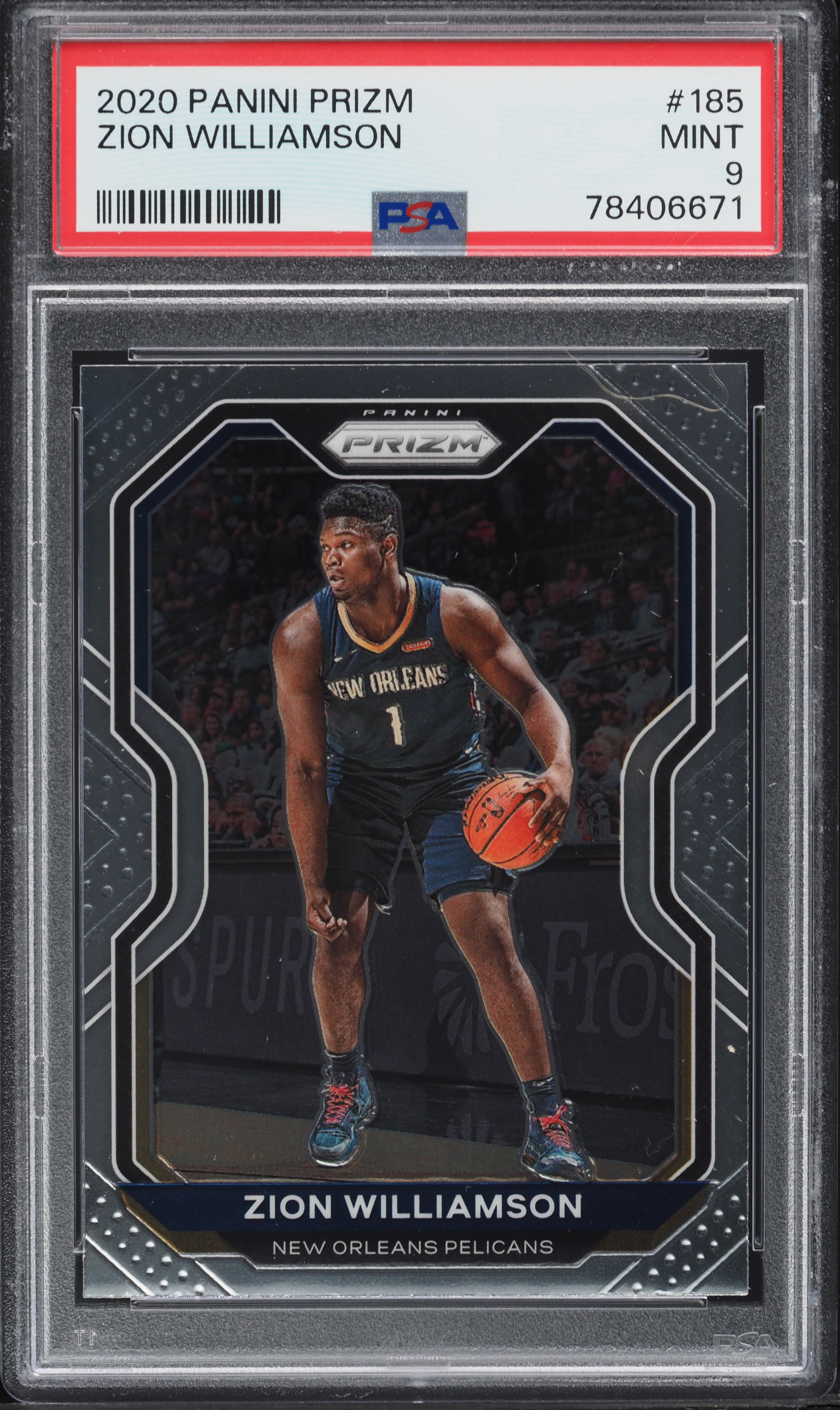 2020 Panini Prizm Zion Williamson #185 PSA 9 MINT