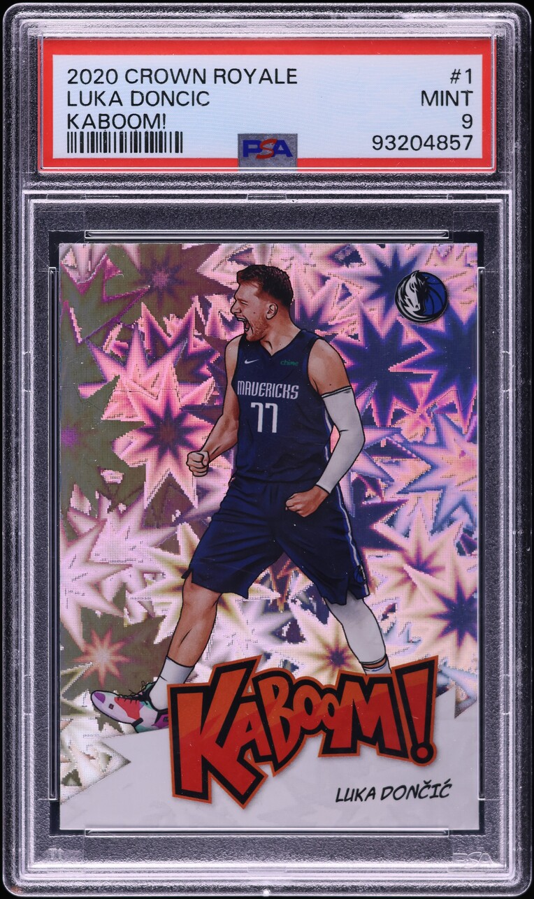 2020 Crown Royale Kaboom! Luka Doncic #1 PSA 9 MINT
