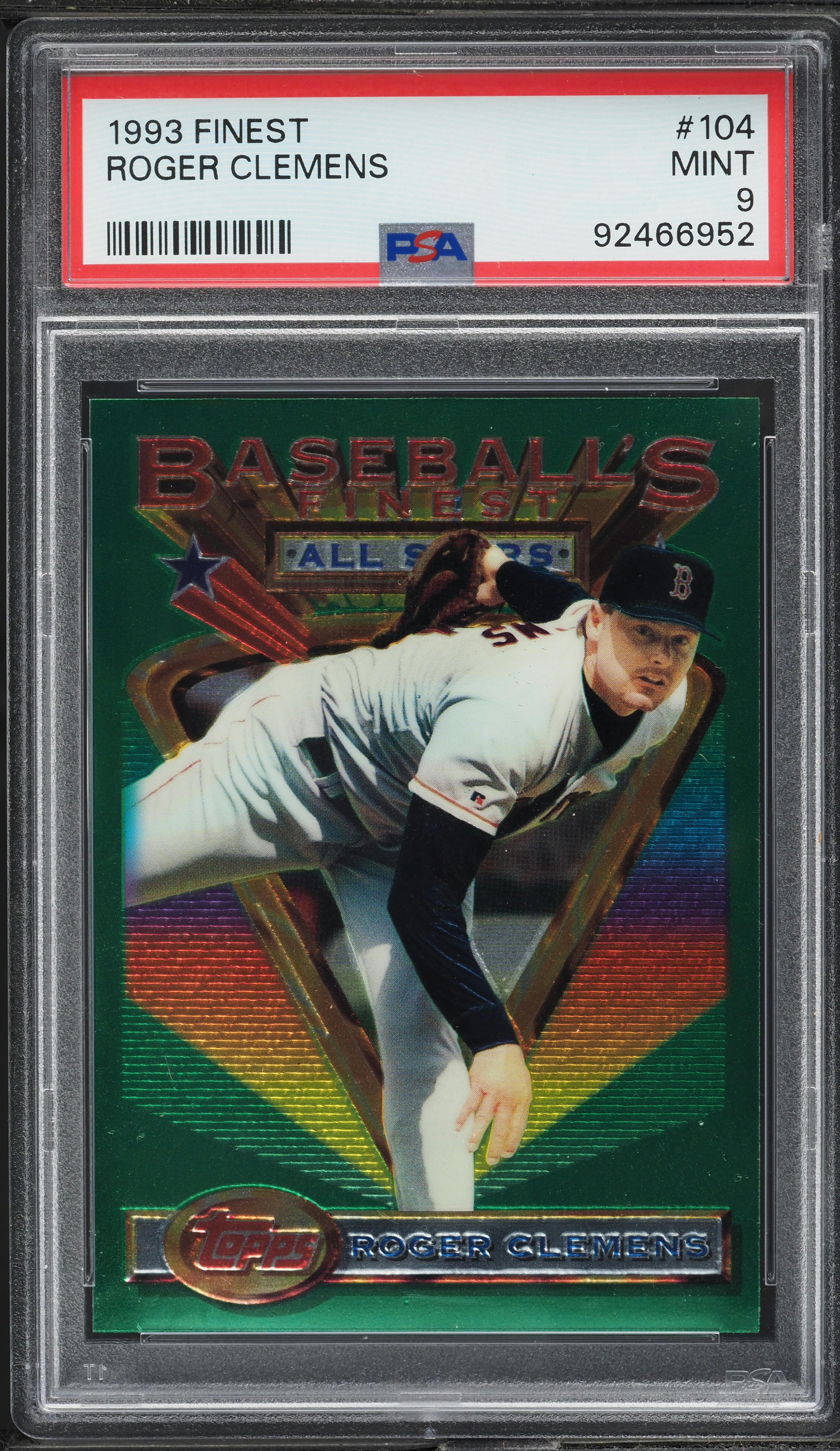 1993 Finest Roger Clemens #104 PSA 9 MINT