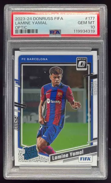 2023 Panini Donruss Optic #177 Lamine Yamal Rated Rookie PSA 10