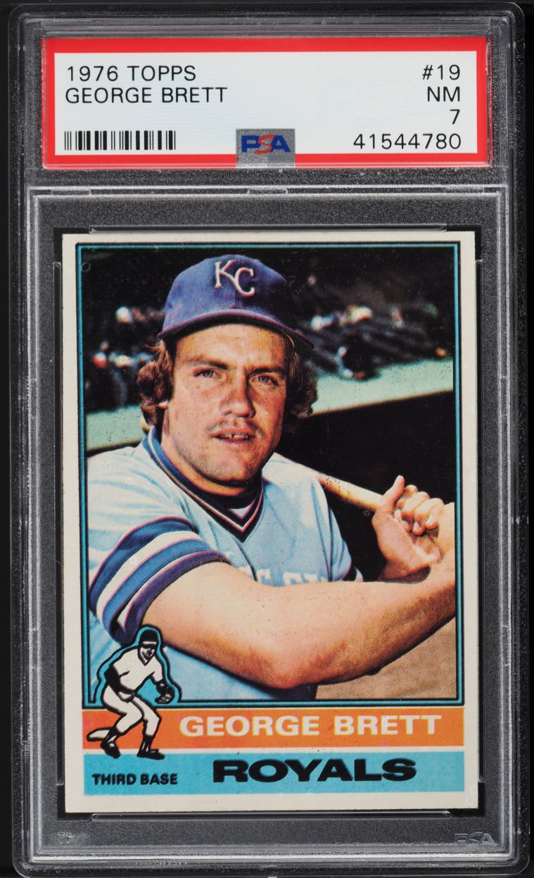 1976 Topps George Brett #19 PSA 7 NRMT