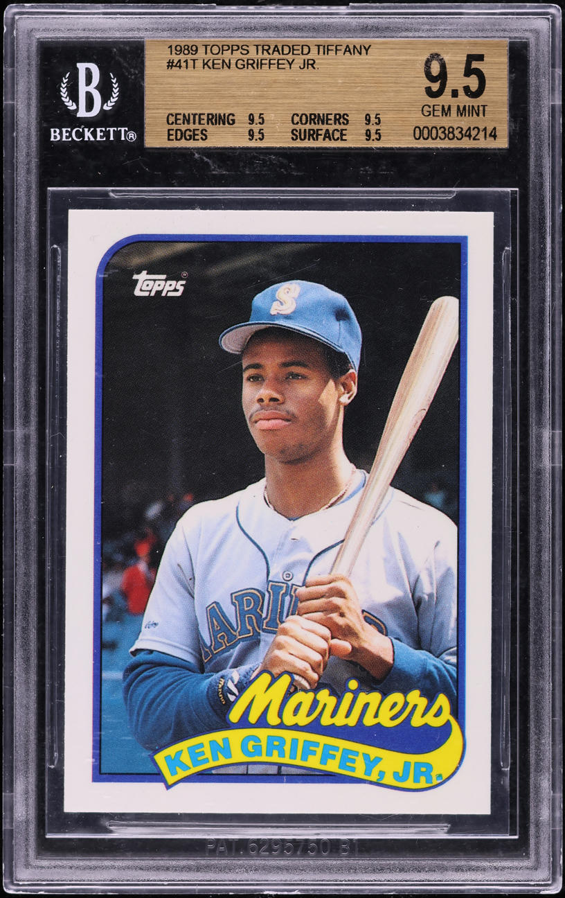 1989 Topps Traded Tiffany Ken Griffey Jr. ROOKIE #41T BGS 9.5 GEM MINT