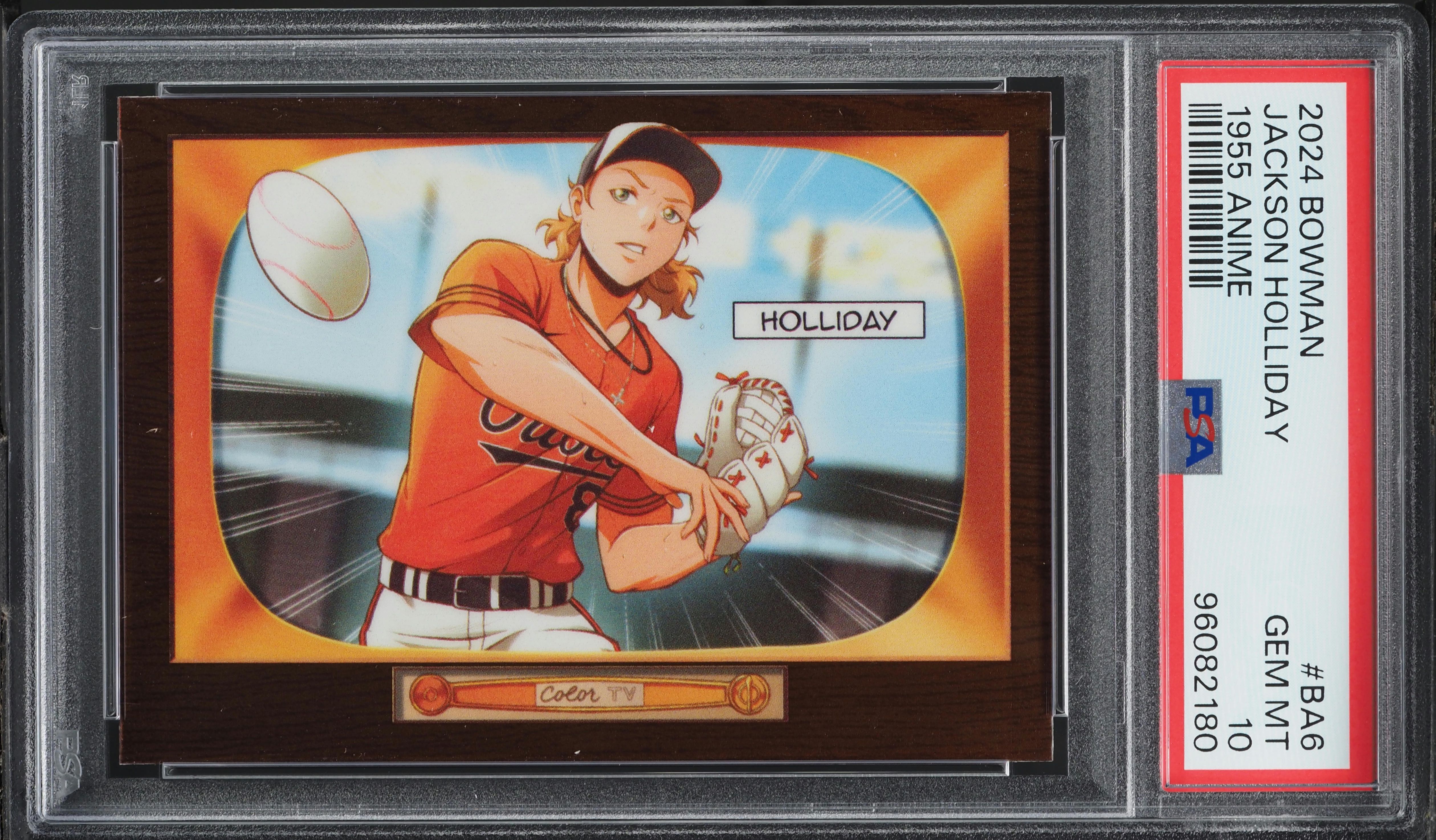 2024 Bowman '55 Anime Jackson Holliday ROOKIE #BA-6 PSA 10 GEM MINT