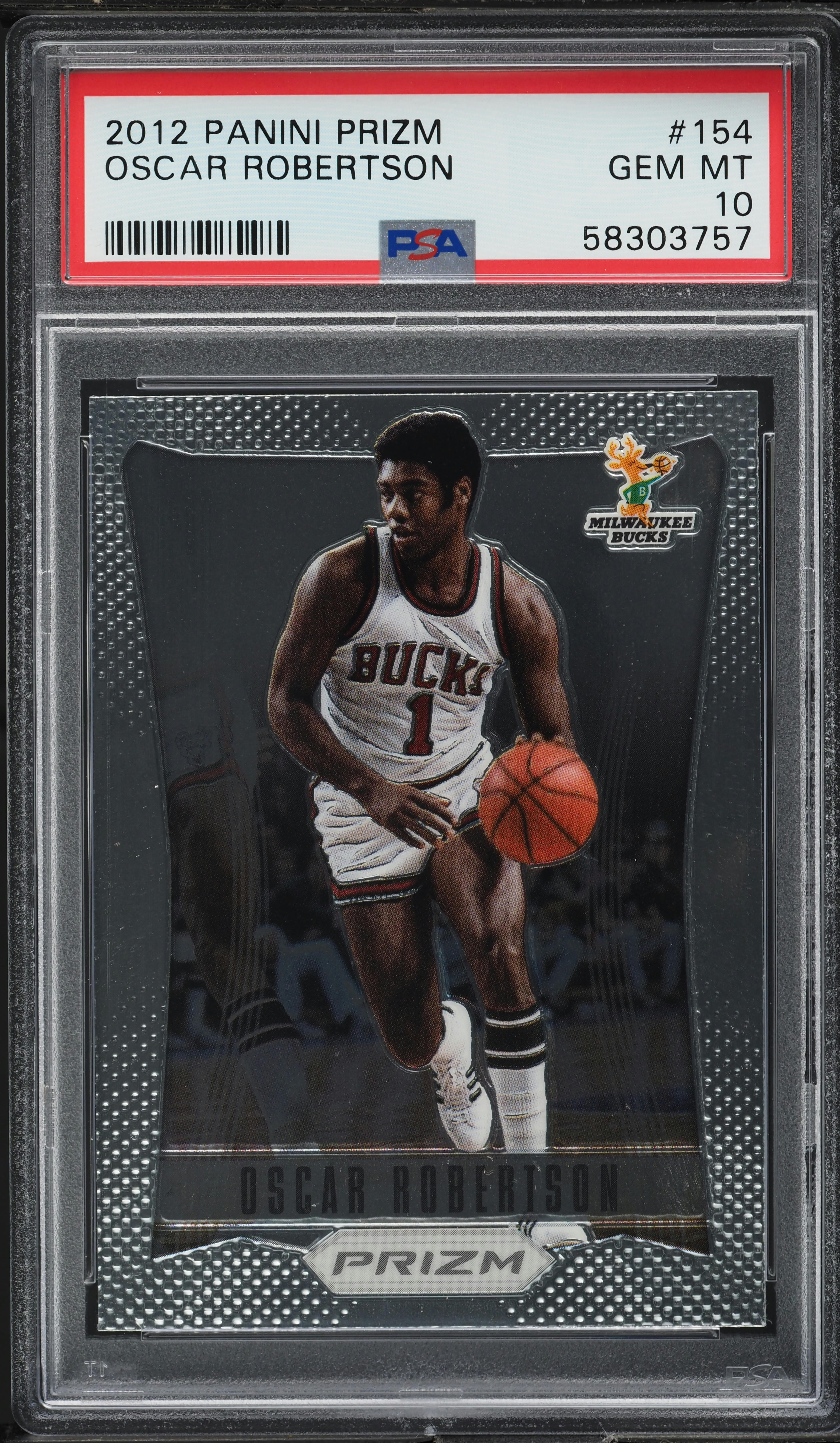 2012 Panini Prizm Oscar Robertson #154 PSA 10 GEM MINT