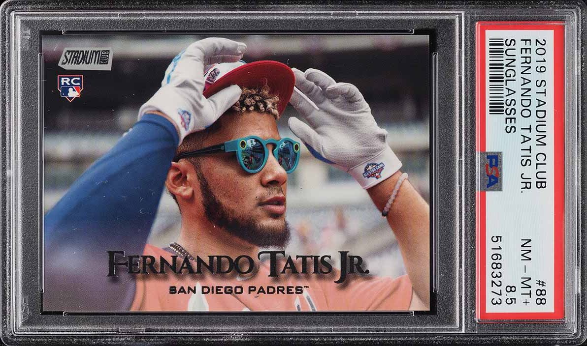 2019 Topps Stadium Club #88 Fernando Tatis Jr. Sunglasses RC — front