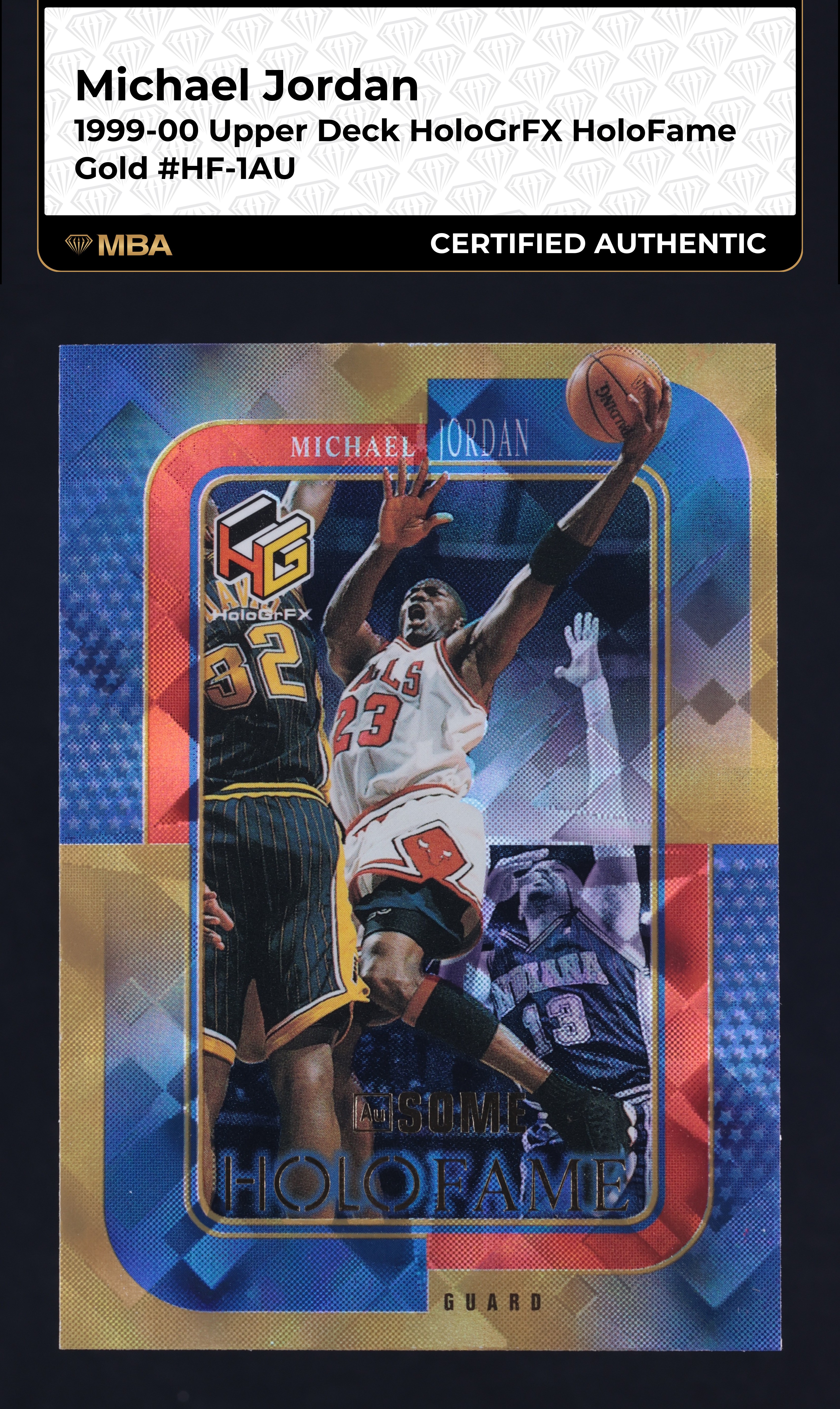 Michael Jordan 1999 Upper Deck HoloGrFX #HF-1 HoloFame Gold Price 
