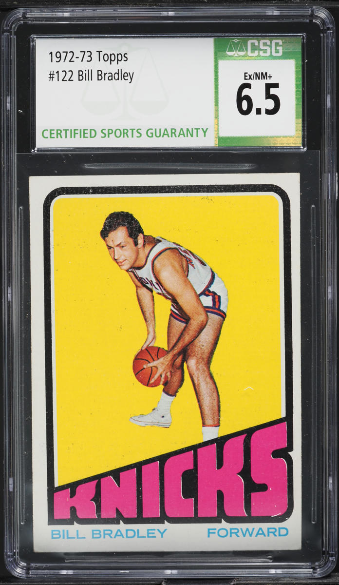 1972 Topps Basketball Bill Bradley #122 CSG 6.5 EXMT+