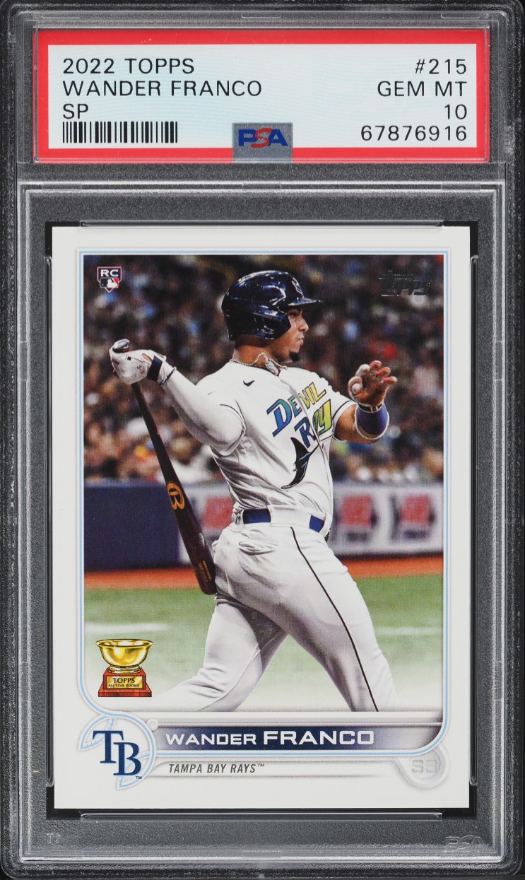 2022 Topps Variation Wander Franco SP ROOKIE #215 PSA 10 GEM MINT