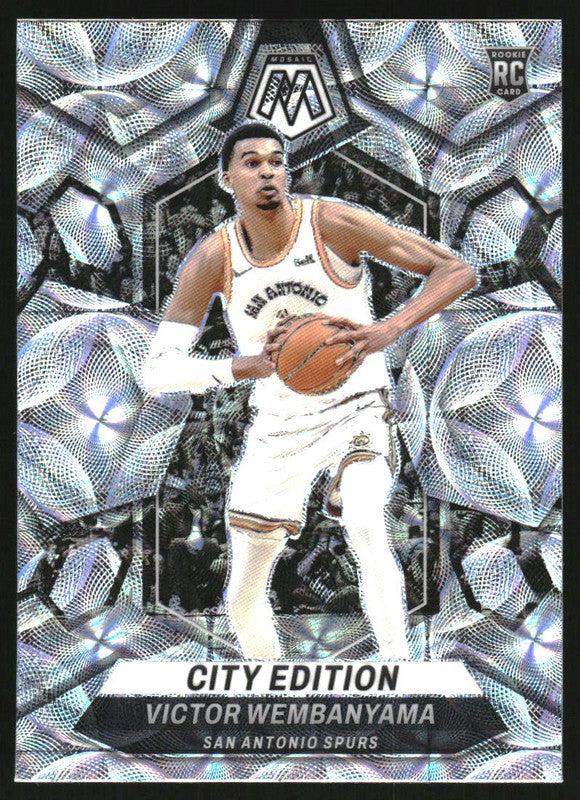 2023-24 Panini Mosaic Mosaic International #282 Victor Wembanyama RC
