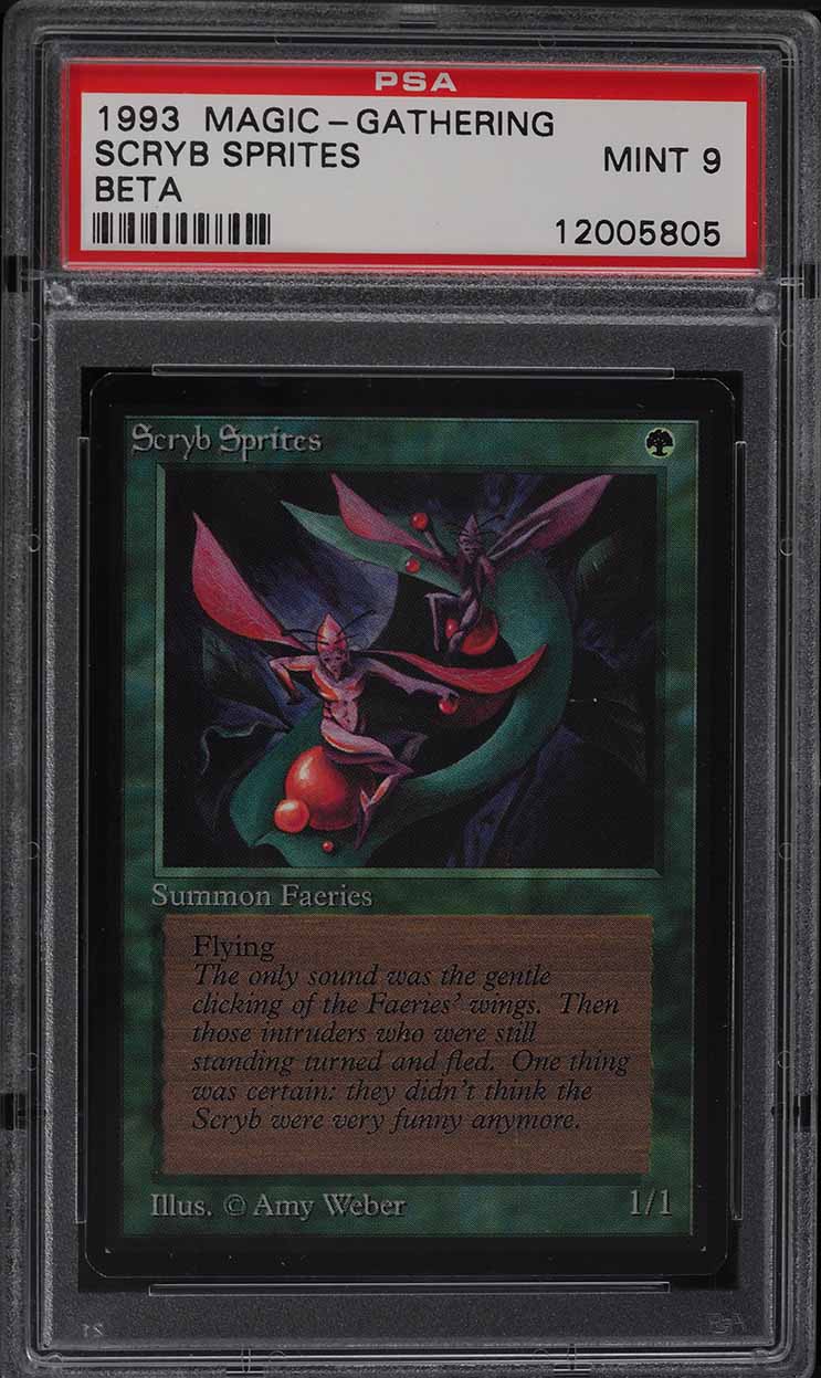 1993 Magic The Gathering MTG Beta Scryb Sprites PSA 9 MINT