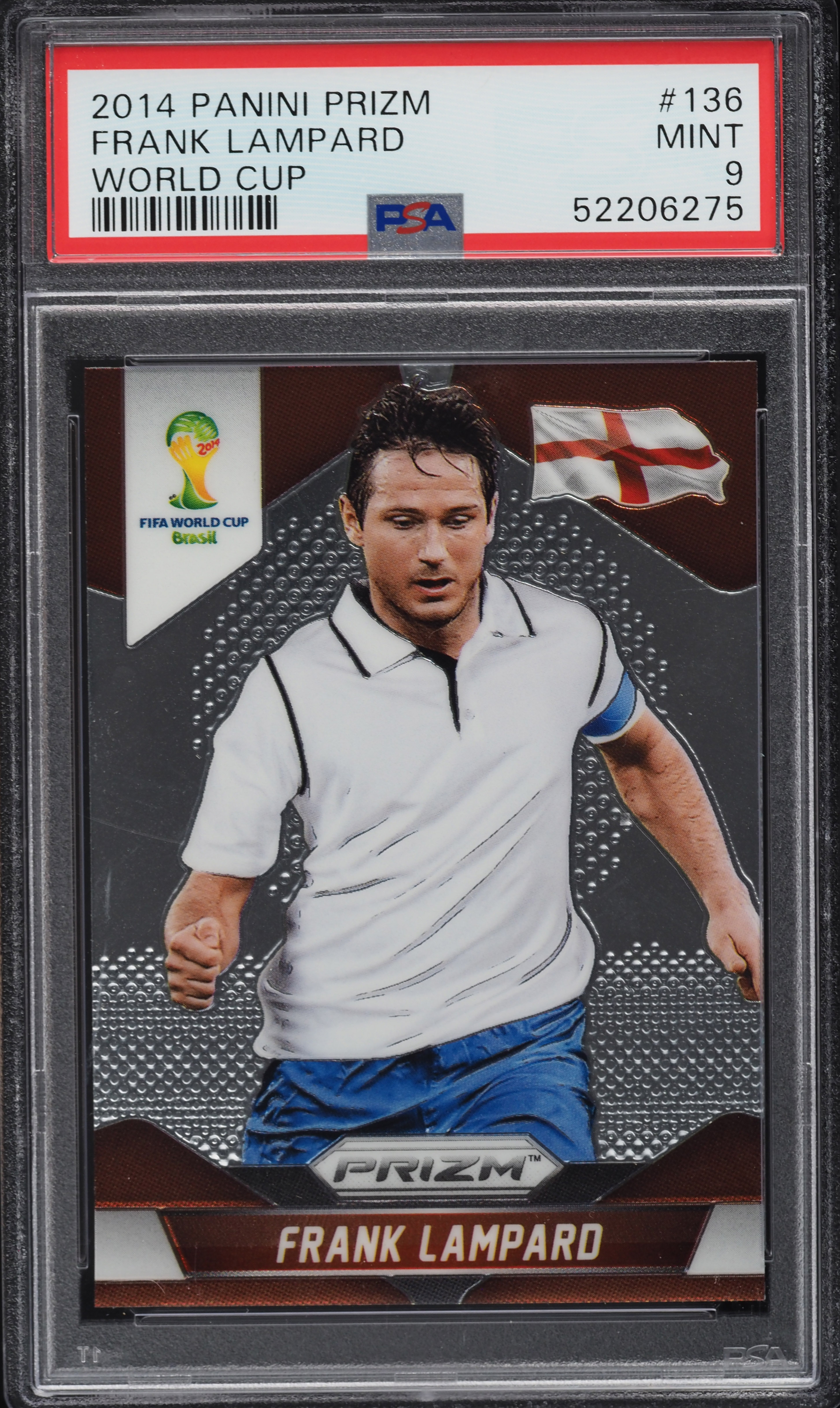2014 Panini Prizm World Cup Frank Lampard #136 PSA 9 MINT