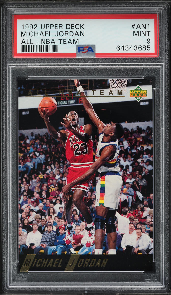 1992 Upper Deck All-NBA Team Michael Jordan #AN1 PSA 9 MINT