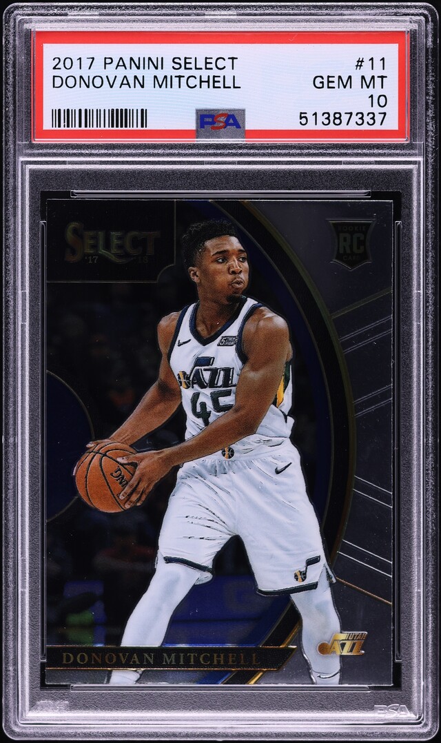 2017 Select Concourse Donovan Mitchell ROOKIE #11 PSA 10 GEM MINT