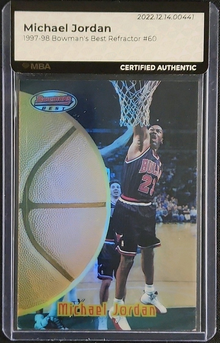 マイケルジョーダン 1997 Bowman's Refractor Michael Jordan 1997 Bowman's Best #T2 Techniques - Refractor