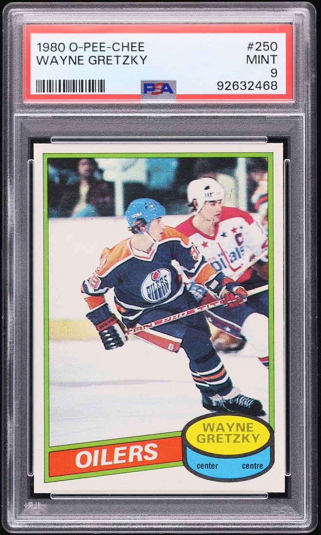 1980 O-Pee-Chee Hockey Wayne Gretzky #250 PSA 9 MINT