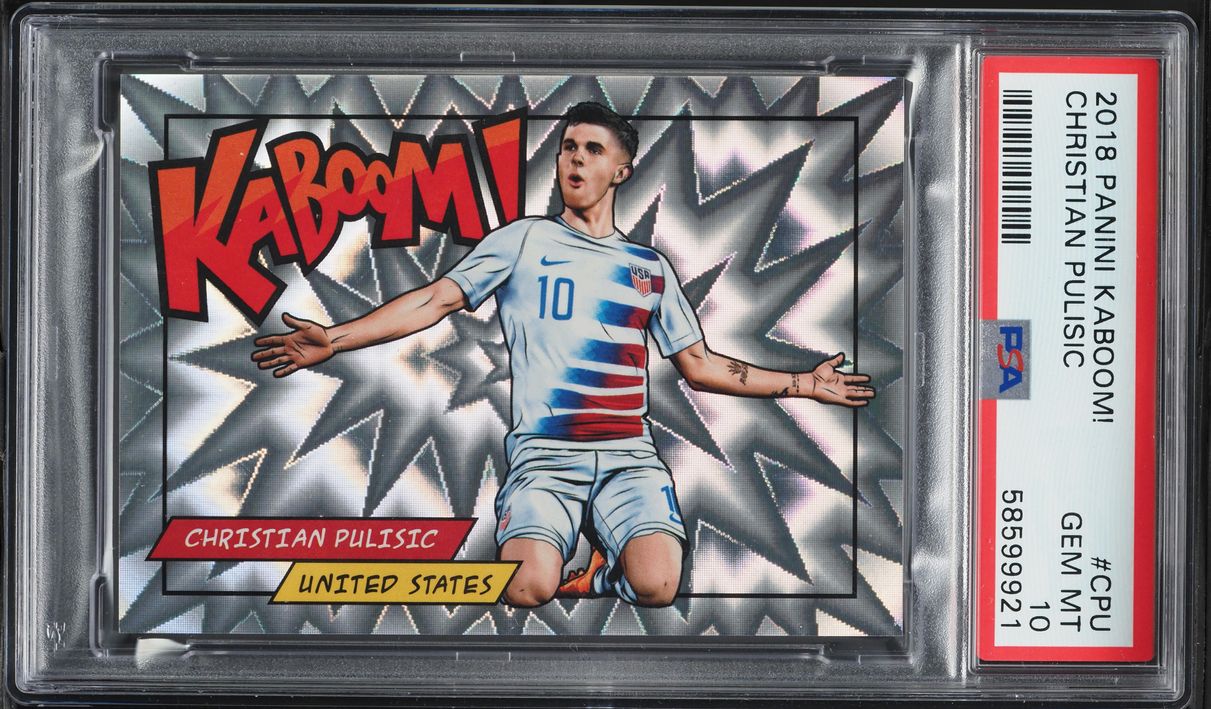 2018 Panini Kaboom! Christian Pulisic #CPU PSA 10 GEM MINT