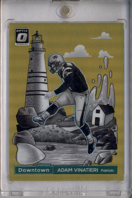 2024 Panini Donruss Optic Downtown Legends Gold #9 Adam Vinatieri SSP /10