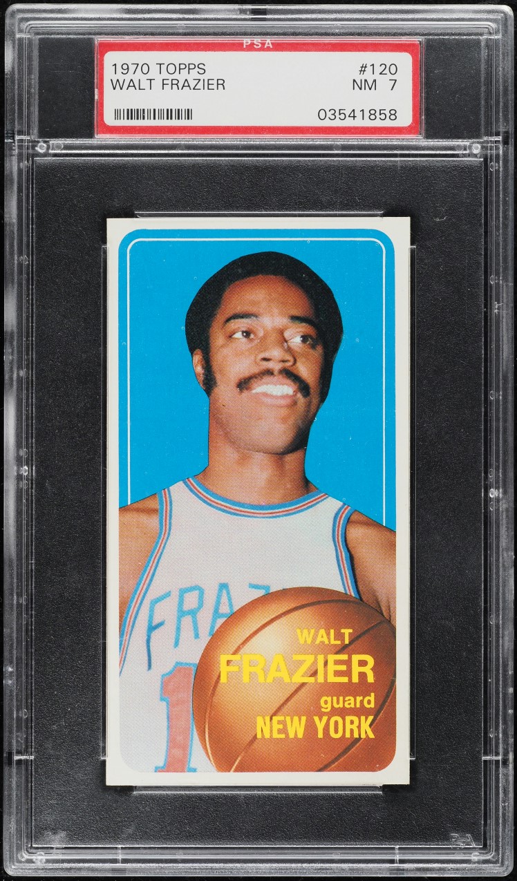 1970 Topps Basketball Walt Frazier #120 PSA 7 NRMT