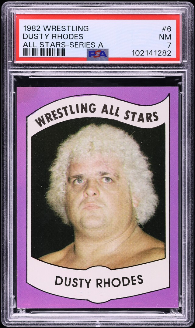 1982 Wrestling All-Stars Series A Dusty Rhodes #6 PSA 7 NRMT