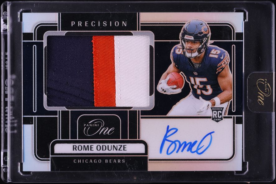2024 Panini One Precision Rome Odunze ROOKIE PATCH AUTO /99 #304