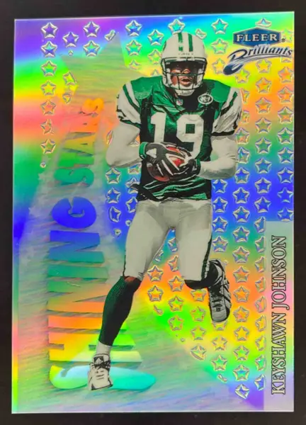 1998 Fleer Brilliants Shining Stars Pulsars #12SS Keyshawn Johnson