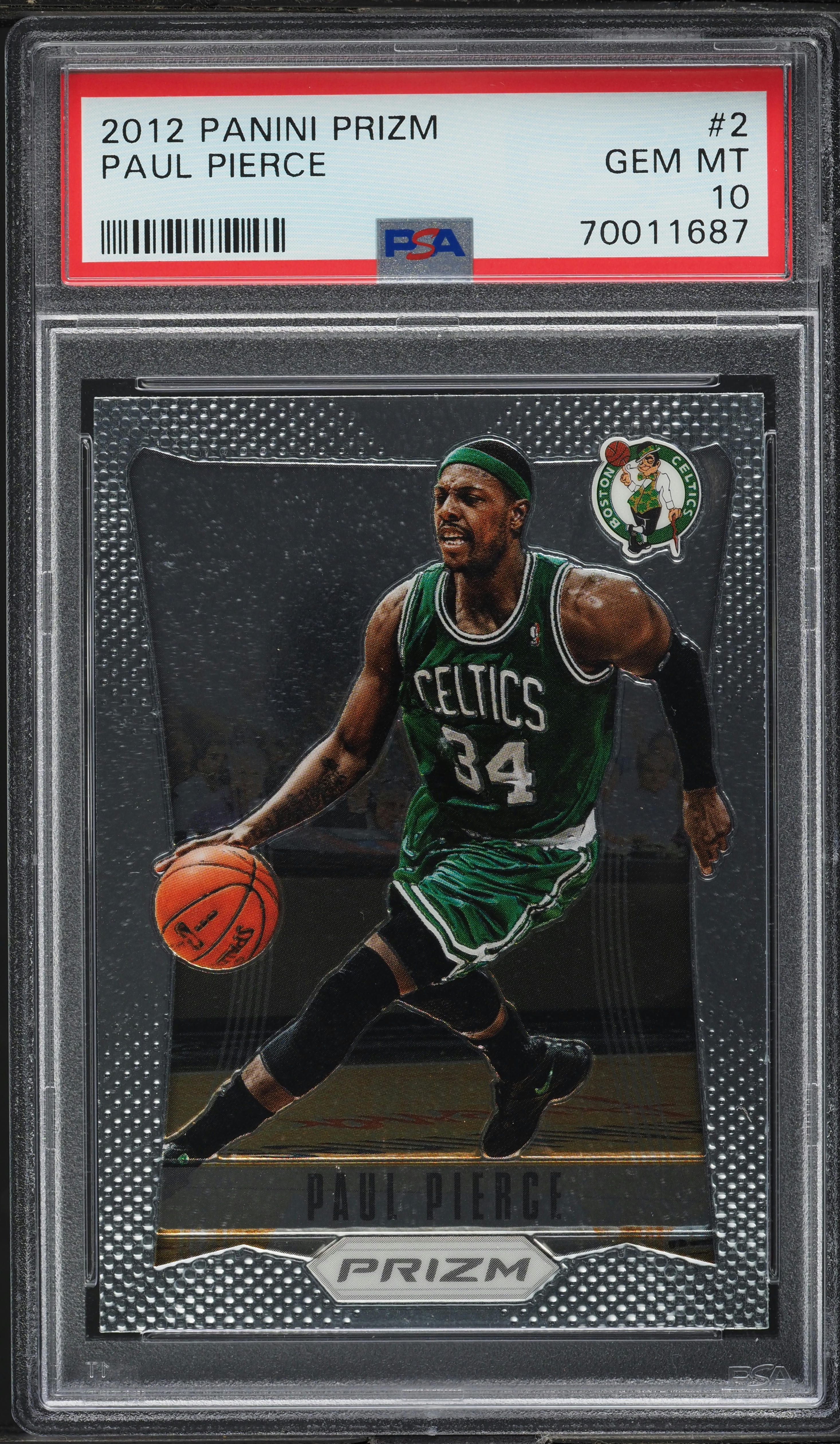 2012 Panini Prizm Paul Pierce #2 PSA 10 GEM MINT