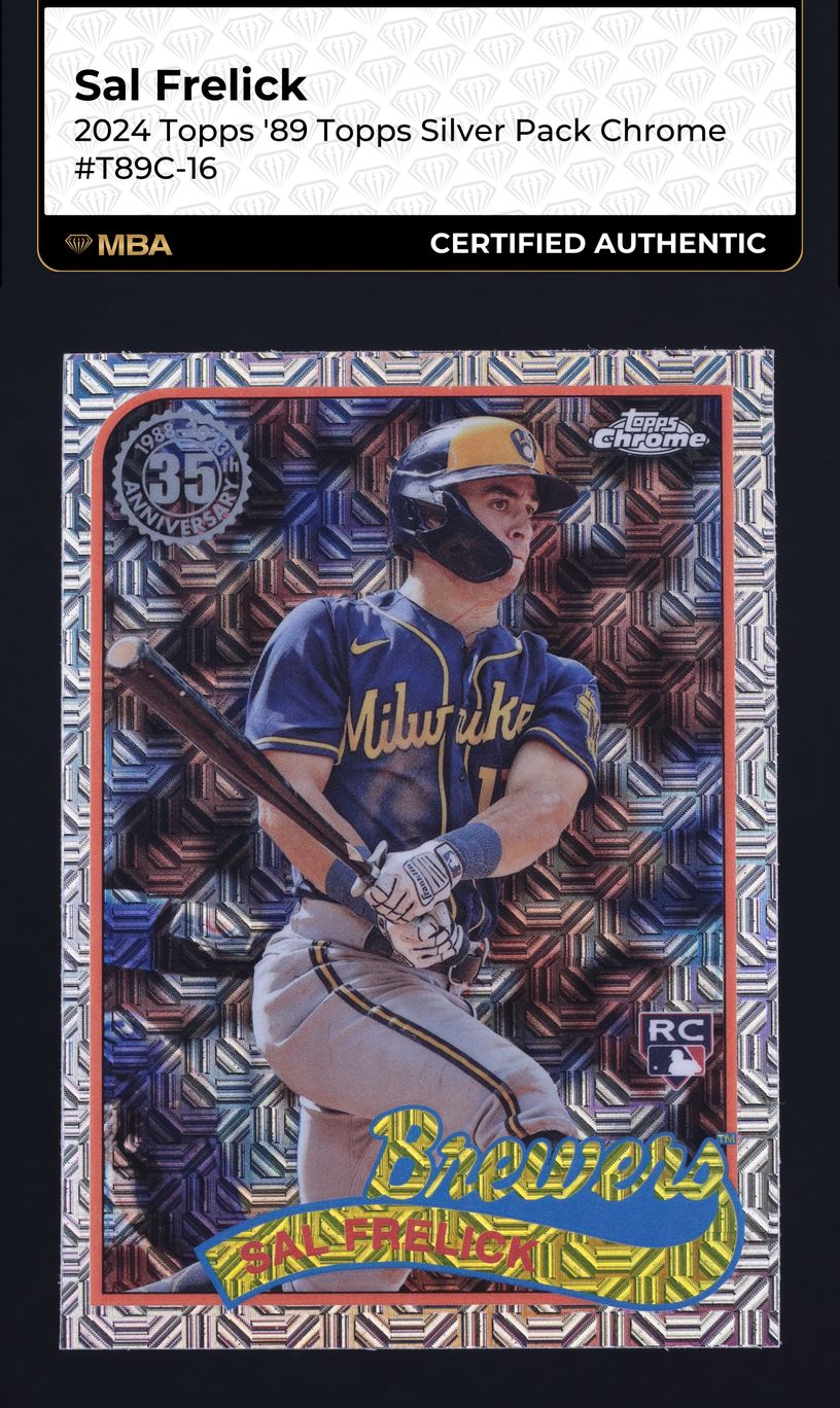 2024 Topps Chrome '89 Silver Pack Sal Frelick ROOKIE #T89C-16 MBA AUTH