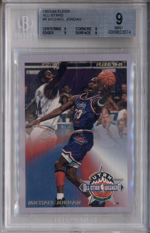 1993 Fleer All-Stars #5 Michael Jordan BGS 9