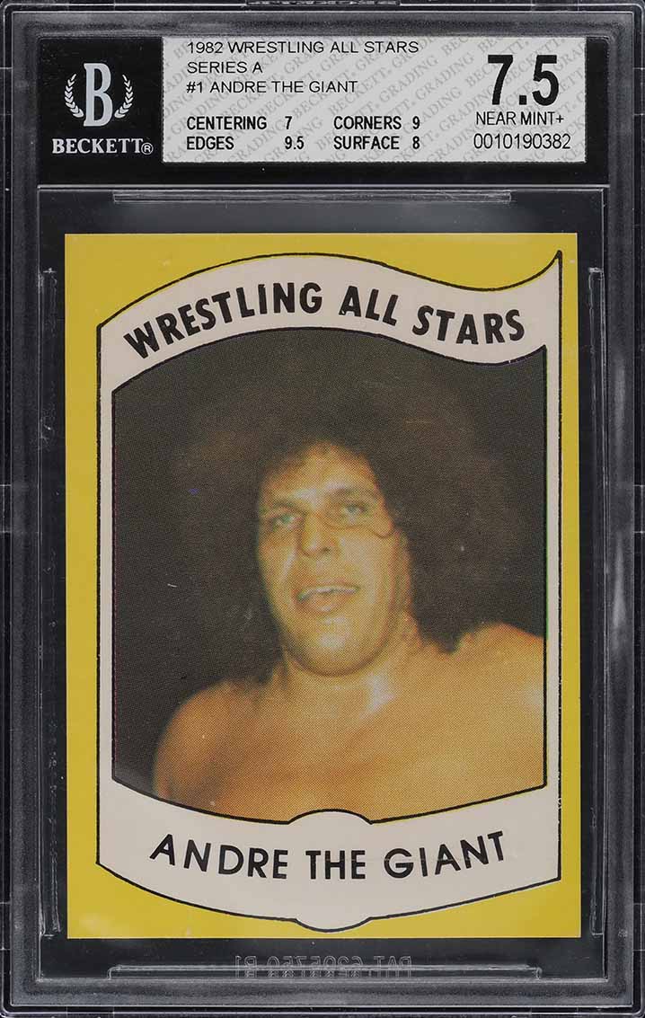 1982 Wrestling All-Stars Series A Andre The Giant #1 BGS 7.5 NRMT+