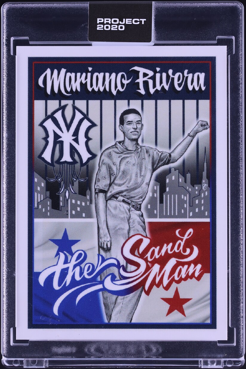 2020 Topps Project 2020 By Mister Cartoon Mariano Rivera #131