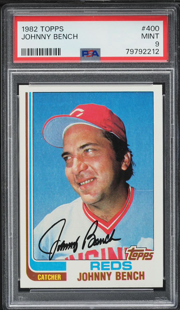 1982 Topps Johnny Bench #400 PSA 9 MINT