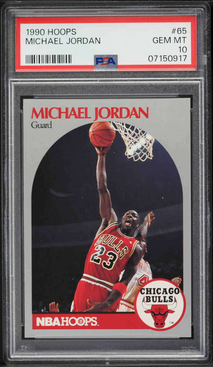 1990 Hoops Michael Jordan #65 PSA 10 GEM MINT