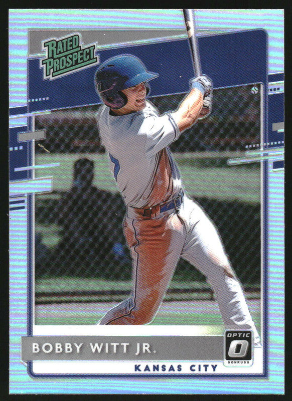 2020 Donruss Optic Rated Prospects Holo #RP2 Bobby Witt Jr. RC Rookie